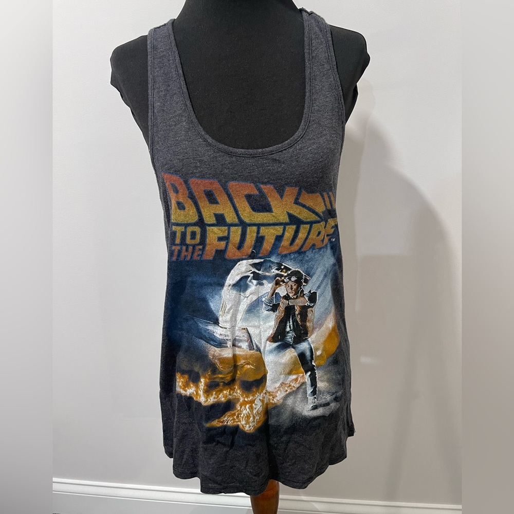 Back To The Future oversized tank top